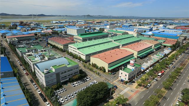 경기도 안산 삼화페인트 본사 및 공장 전경. 삼화페인트 제공