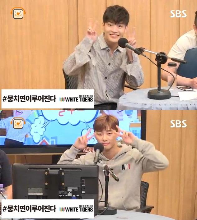 강하늘, 박서준은 영화 '청년경찰'에서 열연했다. SBS 파워FM '컬투쇼' 보는 라디오 캡처