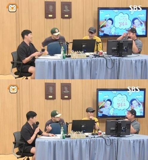 권혁수가 문세윤과의 ‘먹방’에서 승리했던 경험을 털어놨다. SBS 파워FM 캡처