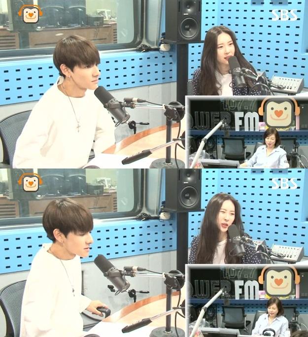 사무엘, 선미가 '파워타임'에 출연했다. SBS 파워FM '최화정의 파워타임' 캡처