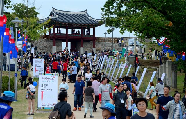 홍성역사인물축제의 주 무대인 홍주읍성. 홍성군청 제공