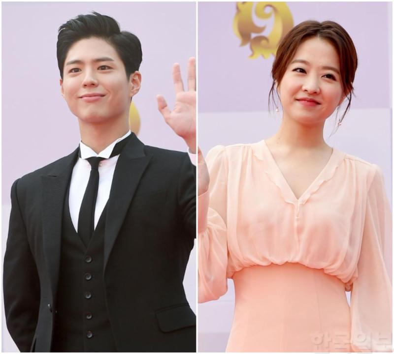 배우 박보검, 박보영이 7일 오후 서울 여의도 KBS신관공개홀에서 열린 ‘2017 서울드라마어워즈’ 레드카펫 행사에 참석하고 있다. 이지숙 기자