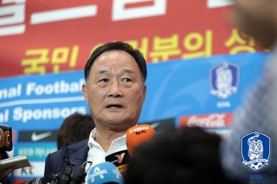 김호곤 대한축구협회 부회장. 대한축구협회 제공