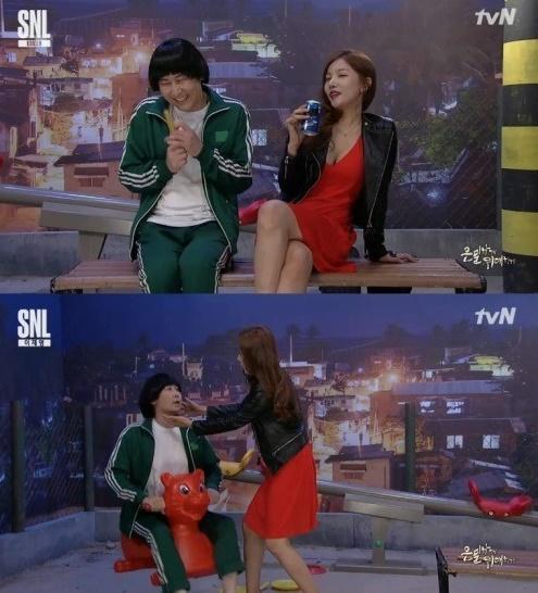 이채영이 'SNL'에 출연했다. tvN