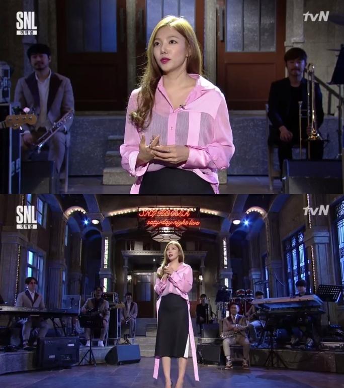 'SNL 코리아9' 이채영이 SNL로 ‘건강한 섹시’ 이미지를 가져갔다. tvN "SNL9' 캡처