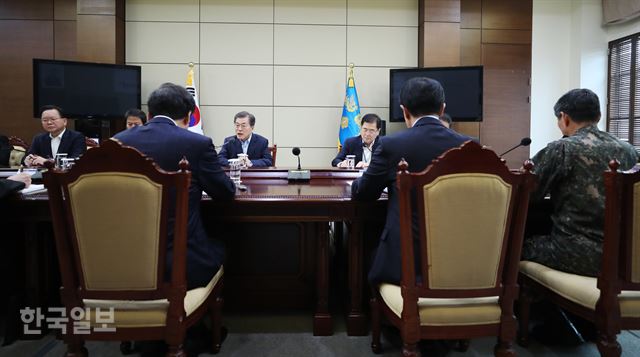 [저작권 한국일보] 국가안전보장회의(NSC) 전체회의