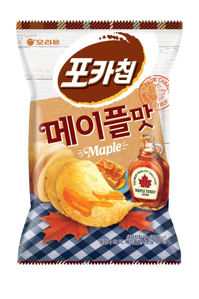 오리온 ‘포카칩 메이플맛’