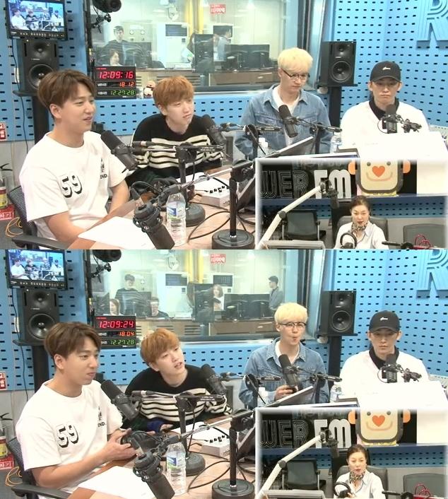 B1A4가 연습생 시절에 대해 말했다. SBS 파워FM '최화정의 파워타임' 보이는 라디오 캡처