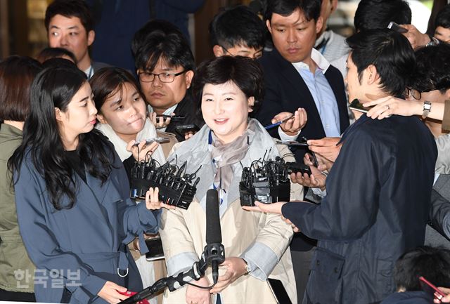 [저작권 한국일보] 가수 고(故) 김광석 씨 부인 서해순 씨