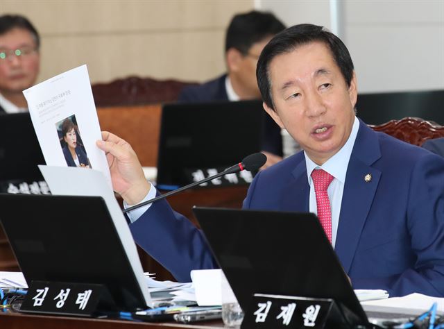 김성태 자유한국당 의원. 연합뉴스 자료사진