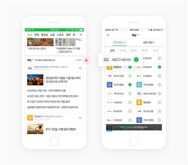 네이버가 언론사의 직접 편집과 자동화된 기사배열 확대를 골자로 17일부터 모바일 뉴스 서비스를 개편했다. 네이버 제공