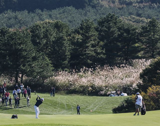 PGA투어 CJ컵 4라운드는 강풍이 큰 변수로 작용할 전망이다. JNA GOLF 제공