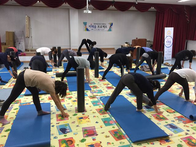 여성체육활동 장면. 대한체육회 제공