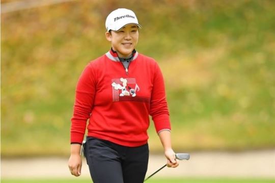 2017 JLPGA 평균타수왕에 오른 신지애. JLPGA홈페이지