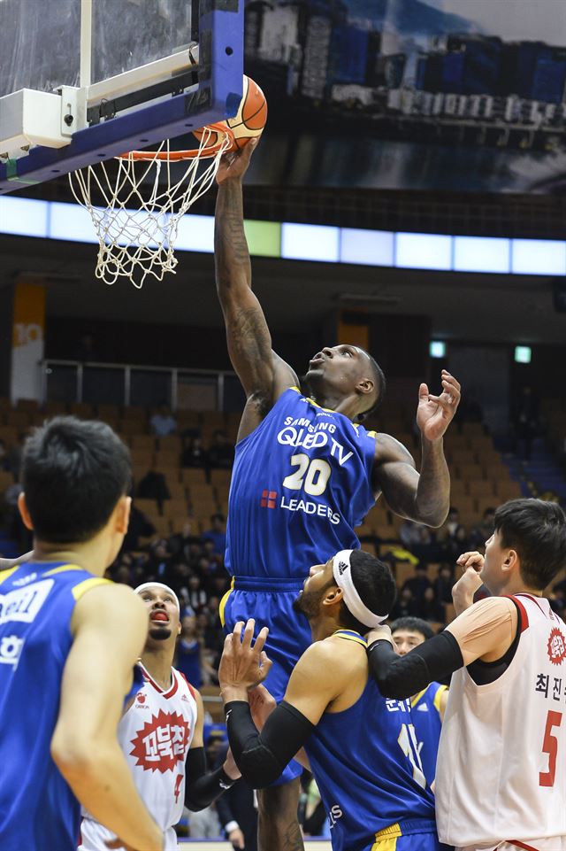 특별 귀화를 추진 중인 프로농구 서울 삼성의 리카르도 라틀리프. KBL 제공