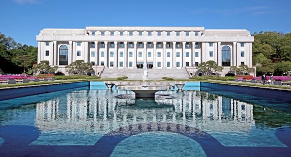 경기도 용인시 기흥구에 위치한 경희대학교 국제캠퍼스 중앙도서관. 경희대 제공