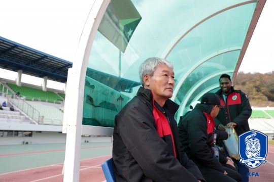 김신환 감독. 대한축구협회 제공