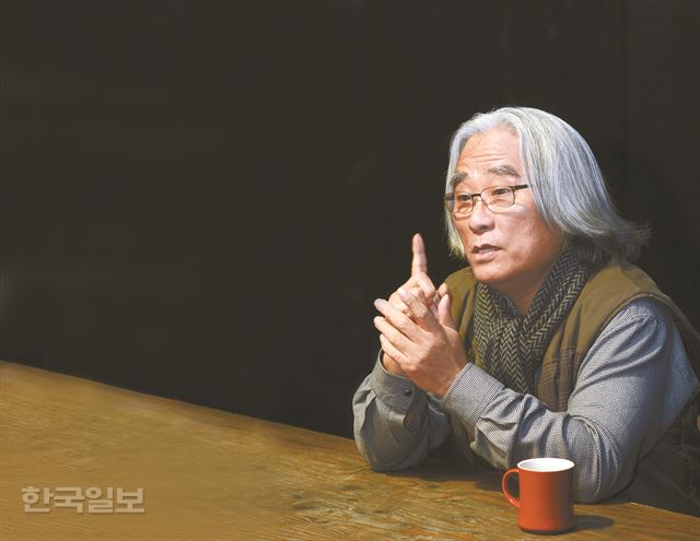 [저작권 한국일보] '연희단거리패' 이윤택 감독. 신상순 선임기자