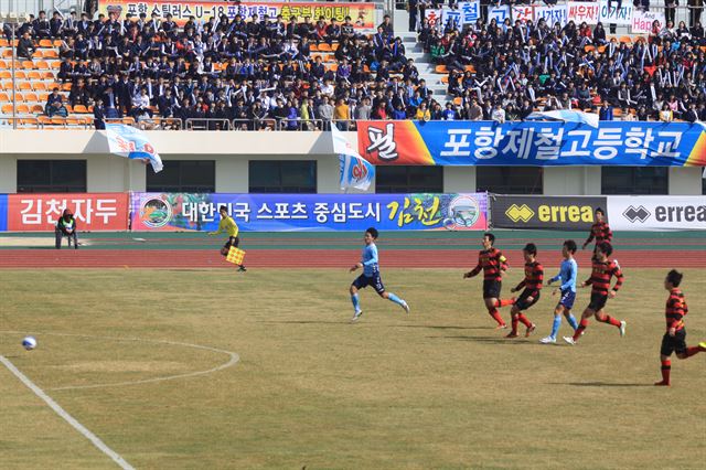 제42회 문화체육관광부장관기 전국고교축구대회 개막. 김천시 제공