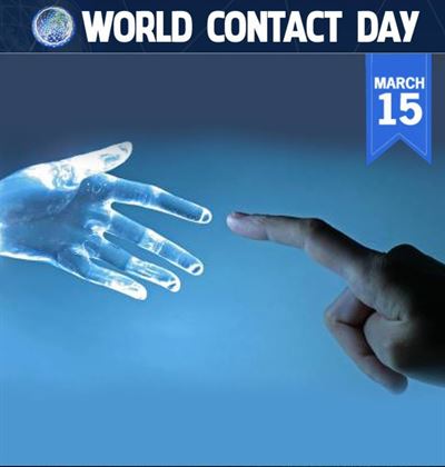 3월 15일은 ET에게 텔레파시로 메시지를 전하는 월드 컨택트 데이이다. facebook.com/WorldContactDay