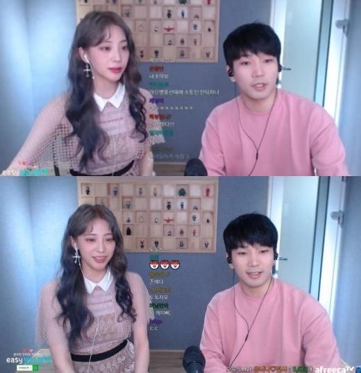 최예슬, 지오가 인터넷 방송에 동반 출연했다. 아프리카TV '지오TV'