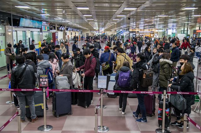 대구국제공항 터미널. 대구시 제공