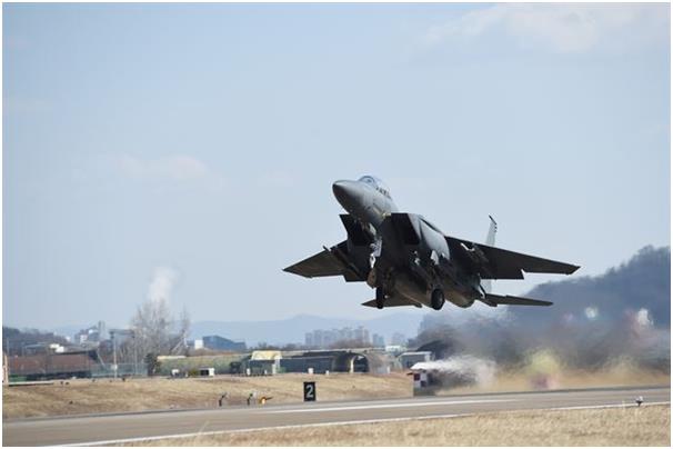 F-15K 전투기 . 공군 제공 자료사진