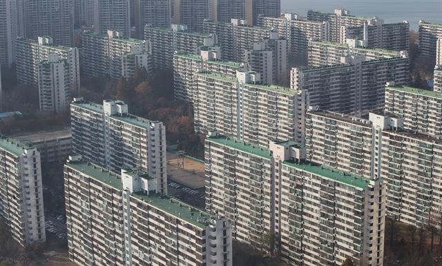 서울 송파구 잠실주공5단지 전경. 연합뉴스