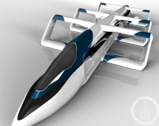 중국과 일본이 공동 개발하는 시속 500㎞ 자기부상열차 조감도. 충칭신보