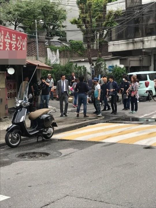 '고독한미식가' 촬영현장 모습. 온라인커뮤니티