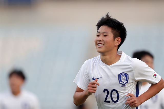 한국 U-19 대표팀의 이강인. 대한축구협회 제공