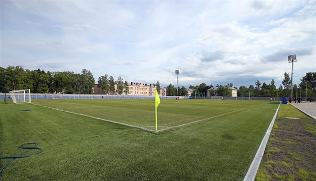 축구대표팀이 베이스캠프 훈련장으로 사용할 상트페테르부르크 로모노소프 스파르탁 훈련장. 상트페테르부르크=연합뉴스