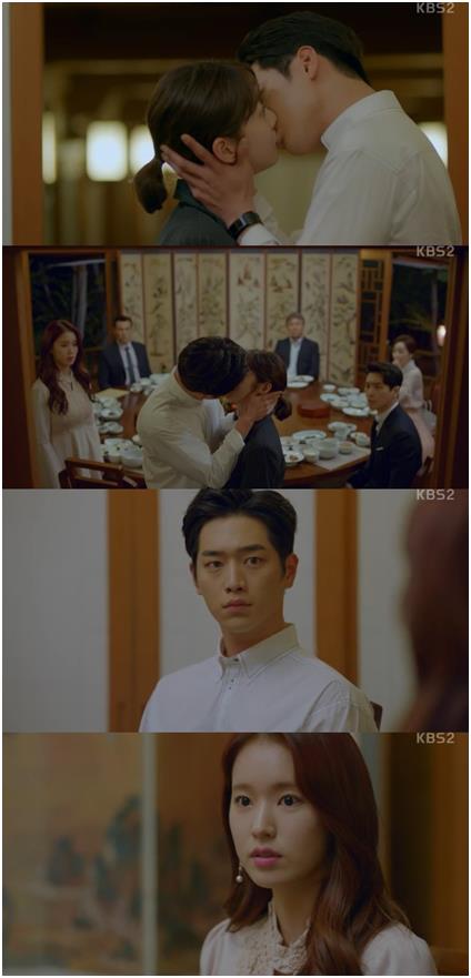 ’너도 인간이니’ 서강준이 공승연에게 입맞춤 했다. KBS2 방송 캡처