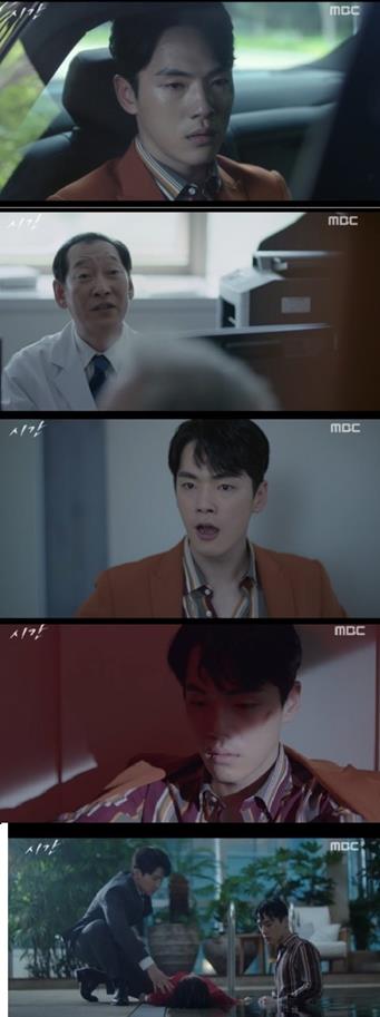 ‘시간’ 김정현이 강렬 연기로 시청자들을 사로잡았다.MBC 방송 캡처