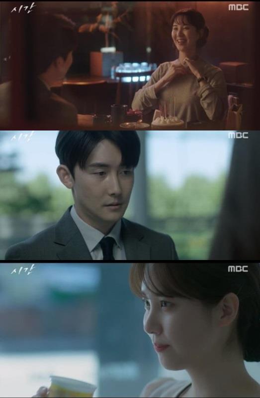 ‘시간’ 서현과 김준한의 오래된 연인 모습이 그려졌다.MBC 방송 캡처