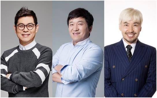 김용만, 정형돈, 노홍철이 FNC엔터테인먼트와 재계약 했다. FNC 제공