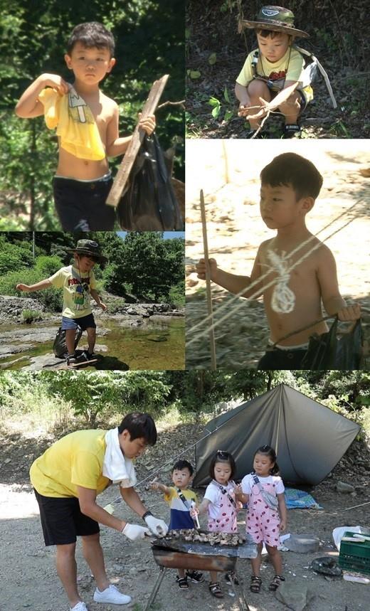 ‘슈퍼맨이 돌아왔다’시안이가 타잔으로 깜짝 변신한다.KBS 제공