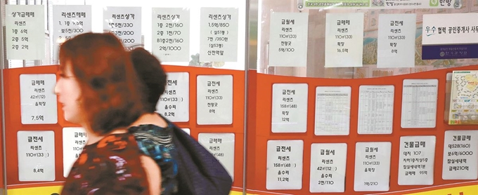 정부가 수요, 공급 등 동원할 수 있는 대책을 총동원하고 있음에도 미친 듯이 뛰고 있는 서울 집값은 잡힐 기미가 보이지 않는다. 사진은 지난 2일 오후 서울 송파구 한 부동산 중개업소 모습. 연합뉴스