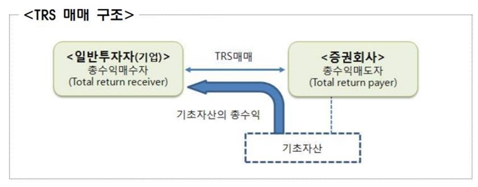 TRS 매매구조. 금융감독원 제공