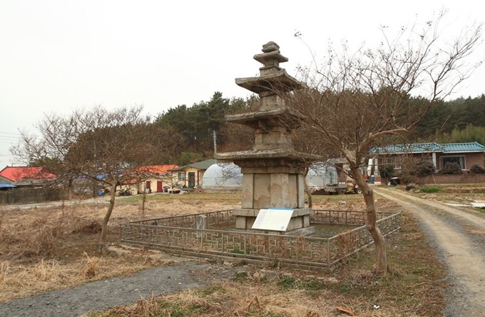 서천 성북리 비인 오층석탑. 서천군청 제공