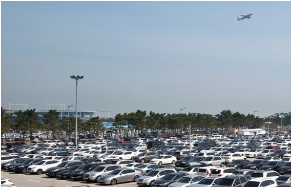 인천국제공항 주차장. 인천공항공사 제공