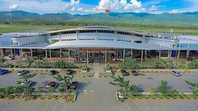 팔루 공항 전경. 구글 캡쳐