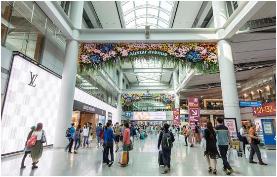 인천국제공항 제1여객터미널 면세점 전경. 인천공항공사 제공