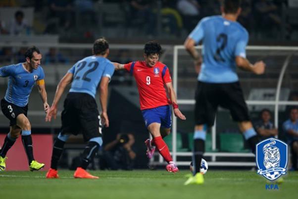 ‘대한민국 우루과이’ 축구 국가대표평가전이 MBC 에서 단독 생중계 된다.대한축구협회 제공