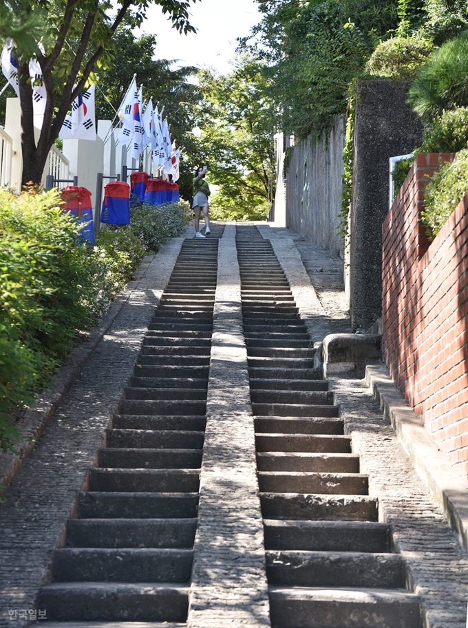 청라언덕에서 계산동으로 이어지는 3ㆍ1만세운동길.