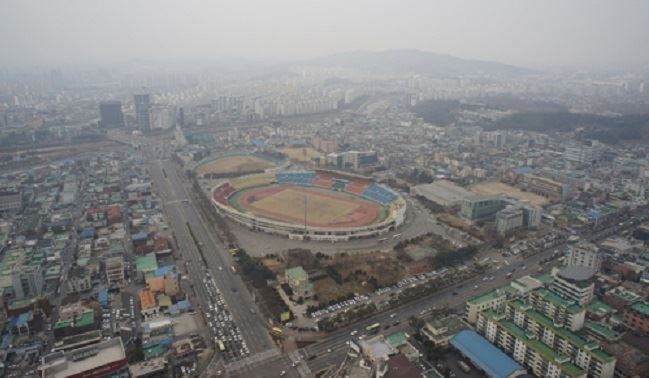 전북 전주종합경기장 전경.