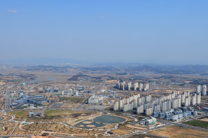 충남 내포신도시 전경. 충남도 제공