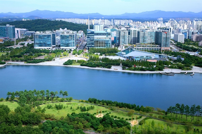 경기 고양시 일산동구 장항동에 위치한 일산호수공원 전경 모습. 고양시 제공