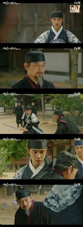 ‘백일의 낭군님’ 조성하가 죽었다. tvN 방송 캡처