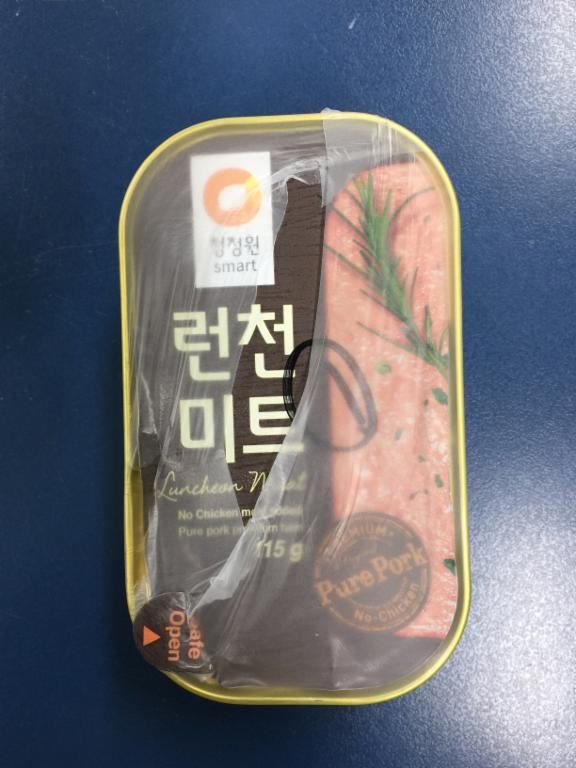 식약처가 충남 동물위생시험소 검사 결과 세균이 검출됐다고 밝힌 대상 청정원의 런천미트 해당 제품 모습. 식품의약품안전처 제공